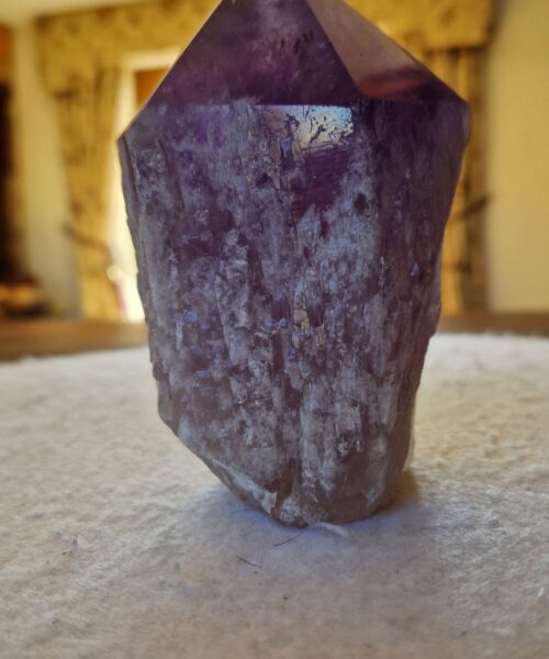 Large Premium Amethyst Quartz Purple 32 Crystal Quartz Point Tower 734g H11.5xW8xD6cm - Image 10