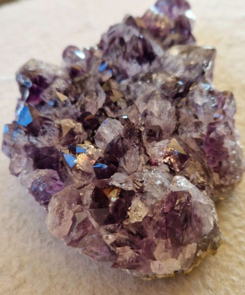 Large Premium High Grade Amethyst Raw Druzy Cluster Piece 109 - 703g H4xW10xD16cm - Image 7