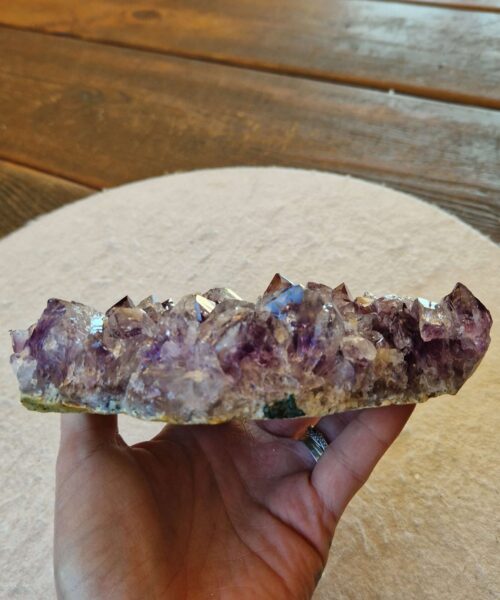 Large Premium High Grade Amethyst Raw Druzy Cluster Piece 109 - 703g H4xW10xD16cm - Image 9