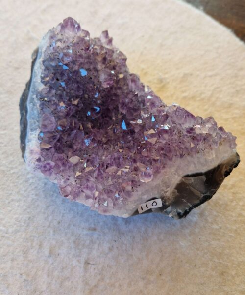 Large Premium High Grade Amethyst Raw Druzy Cluster Piece 110 - 782g H7xW9.5xD13cm - Image 3