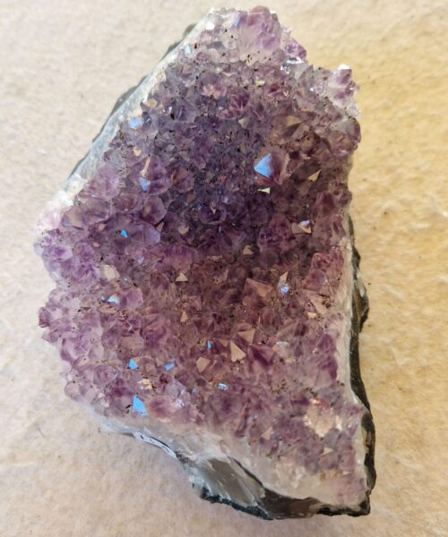 Large Premium High Grade Amethyst Raw Druzy Cluster Piece 110 - 782g H7xW9.5xD13cm
