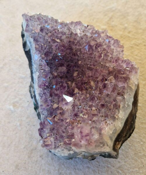 Large Premium High Grade Amethyst Raw Druzy Cluster Piece 110 - 782g H7xW9.5xD13cm - Image 6