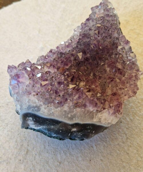 Large Premium High Grade Amethyst Raw Druzy Cluster Piece 110 - 782g H7xW9.5xD13cm - Image 7