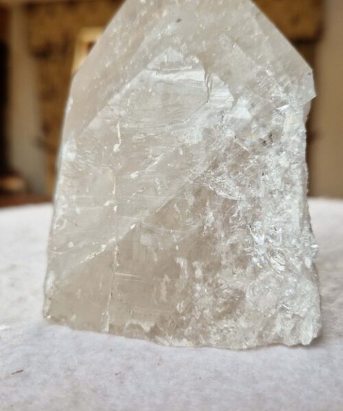 Large Clear Quartz White Crystal 57 Quartz Tower Points Polished Tip Gemstones Natural 872g H11xW9xD8cm