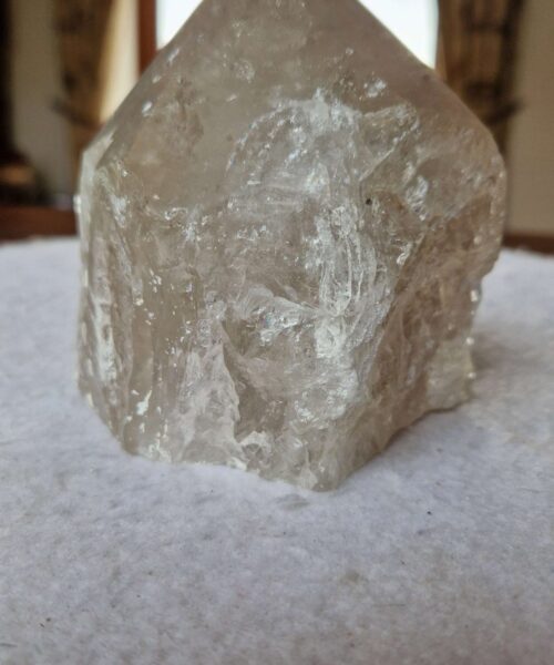 Large Clear Quartz White Crystal 60 Quartz Tower Points Polished Tip Gemstones Natural 1.026g H10.5xW8xD8cm