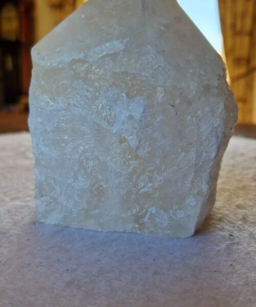 Large Clear Quartz White Crystal 61 Quartz Tower Points Polished Tip Gemstones Natural 1.146g H11xW9xD7cm