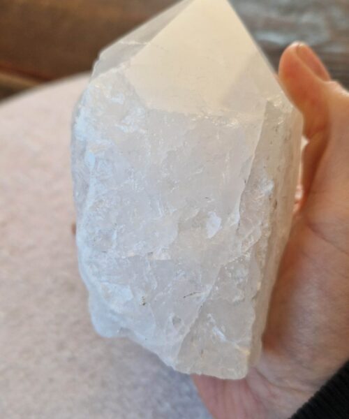 Large Clear Quartz White Crystal 65 Quartz Tower Points Polished Tip Gemstones Natural 913g H10.5xW8xD6.5cm - Image 9