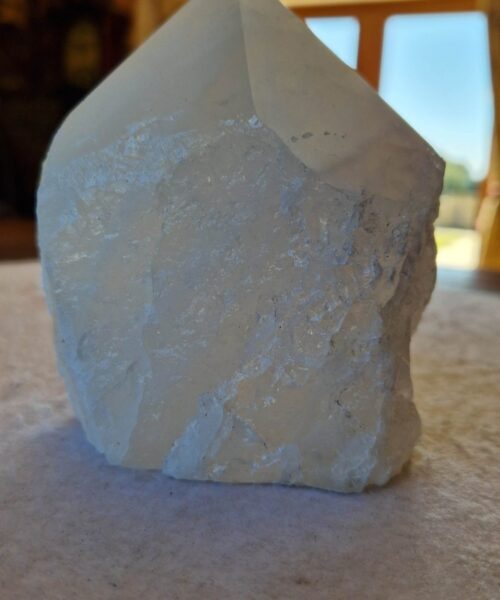 Large Clear Quartz White Crystal 67 Quartz Tower Points Polished Tip Gemstones Natural 1.106g H10.5xW8.5xD7cm