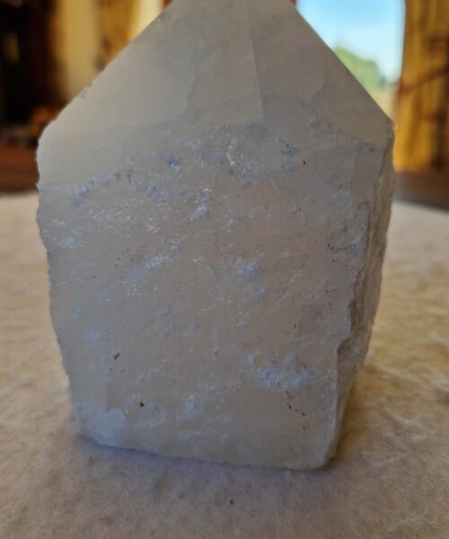 Large Clear Quartz White Crystal 72 Quartz Tower Points Polished Tip Gemstones Natural 1.025g H11xW7.5xD7cm