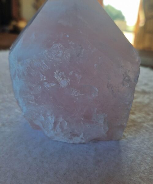 Large Rose Quartz Pink Crystal 48 Quartz Tower Points Polished Tip Gemstones Natural 1.174g H11xW8xD8.5cm - Image 3