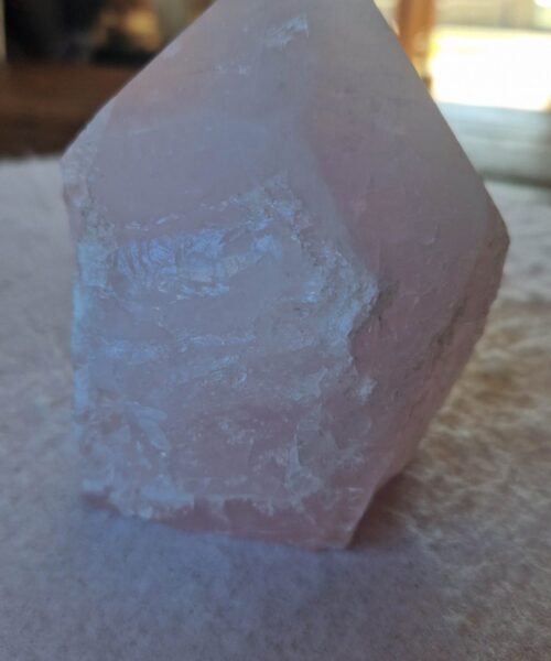 Large Rose Quartz Pink Crystal 48 Quartz Tower Points Polished Tip Gemstones Natural 1.174g H11xW8xD8.5cm - Image 5