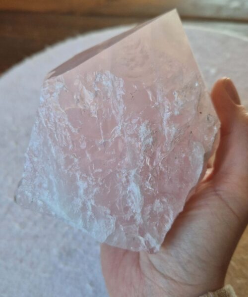 Large Rose Quartz Pink Crystal 48 Quartz Tower Points Polished Tip Gemstones Natural 1.174g H11xW8xD8.5cm - Image 9