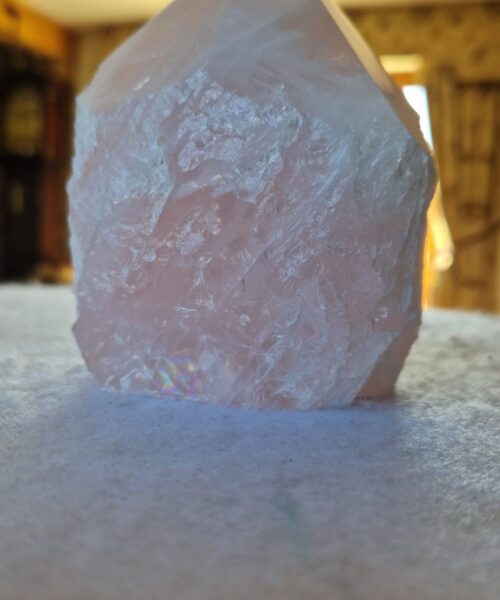 Large Rose Quartz Pink Crystal 48 Quartz Tower Points Polished Tip Gemstones Natural 1.174g H11xW8xD8.5cm - Image 10