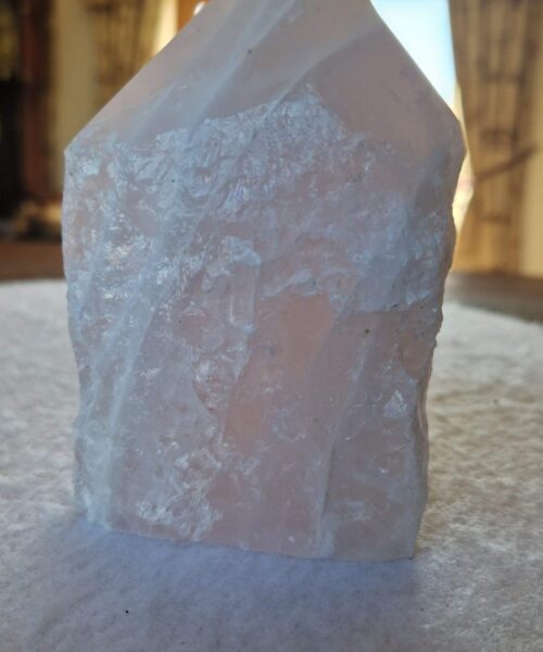 Large Rose Quartz Pink Crystal 50 Quartz Tower Points Polished Tip Gemstones Natural 1.064g H11.5xW7xD8cm - Image 5