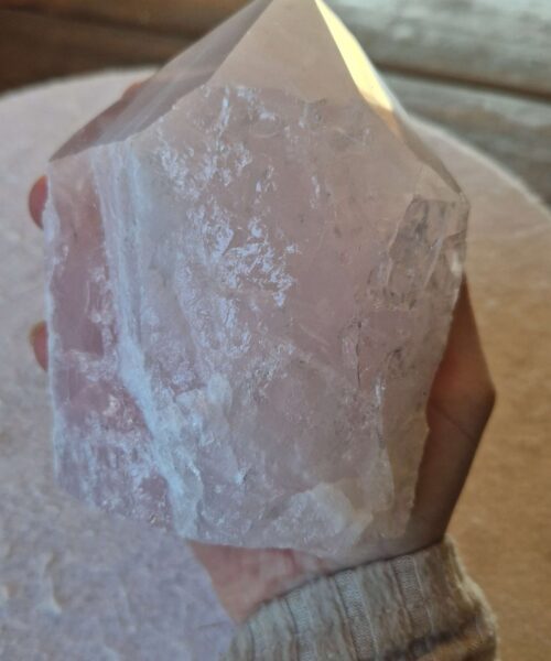 Large Rose Quartz Pink Crystal 50 Quartz Tower Points Polished Tip Gemstones Natural 1.064g H11.5xW7xD8cm - Image 8