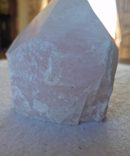 Large Rose Quartz Pink Crystal 51 Quartz Tower Points Polished Tip Gemstones Natural 1.098g H10xW9xD8.5cm - Image 3