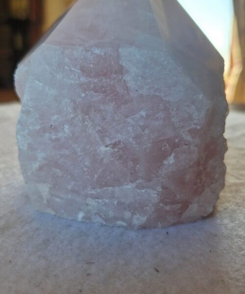Large Rose Quartz Pink Crystal 51 Quartz Tower Points Polished Tip Gemstones Natural 1.098g H10xW9xD8.5cm - Image 4