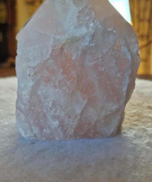 Large Rose Quartz Pink Crystal 52 Quartz Tower Points Polished Tip Gemstones Natural 1.169g H11.5xW8xD8cm - Image 3