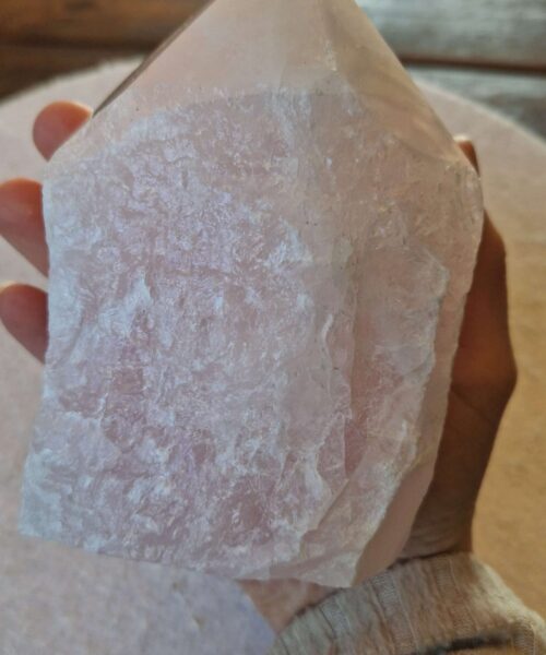 Large Rose Quartz Pink Crystal 53 Quartz Tower Points Polished Tip Gemstones Natural 1.157g H13xW8xD7cm - Image 6
