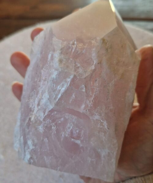 Large Rose Quartz Pink Crystal 53 Quartz Tower Points Polished Tip Gemstones Natural 1.157g H13xW8xD7cm - Image 7