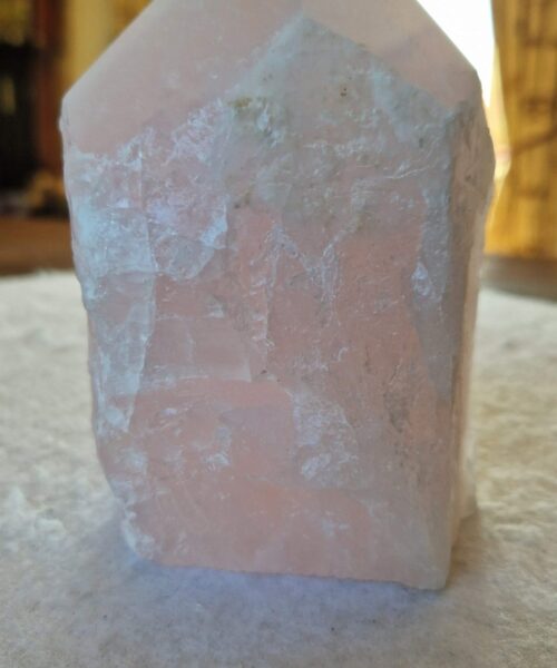Large Rose Quartz Pink Crystal 53 Quartz Tower Points Polished Tip Gemstones Natural 1.157g H13xW8xD7cm - Image 9