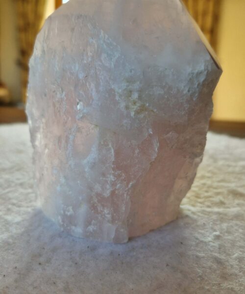 Large Rose Quartz Pink Crystal 54 Quartz Tower Points Polished Tip Gemstones Natural 947g H12xW9xD6cm - Image 3