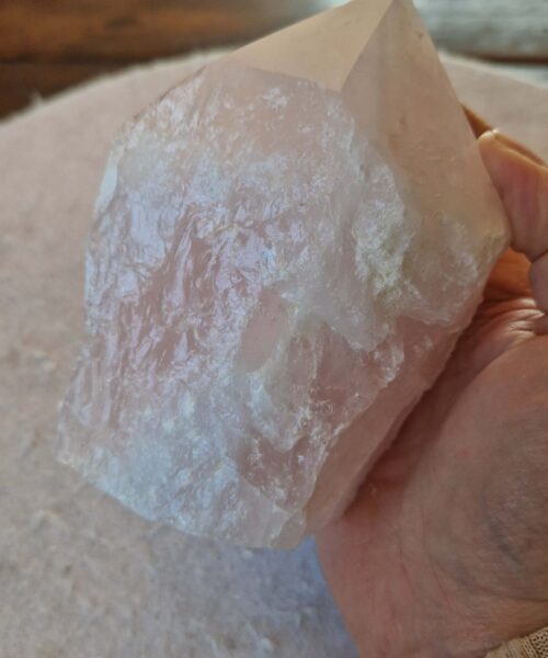 Large Rose Quartz Pink Crystal 54 Quartz Tower Points Polished Tip Gemstones Natural 947g H12xW9xD6cm - Image 9