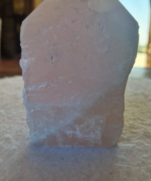 Large Rose Quartz Pink Crystal 55 Quartz Tower Points Polished Tip Gemstones Natural 1.215g H13xW8xD6cm