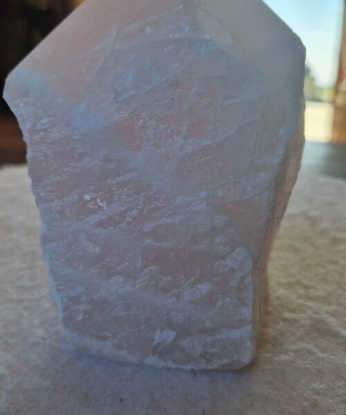 Large Rose Quartz Pink Crystal 55 Quartz Tower Points Polished Tip Gemstones Natural 1.215g H13xW8xD6cm - Image 3