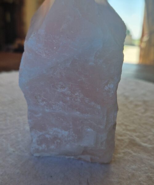 Large Rose Quartz Pink Crystal 55 Quartz Tower Points Polished Tip Gemstones Natural 1.215g H13xW8xD6cm - Image 4