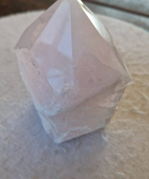 Large Rose Quartz Pink Crystal 55 Quartz Tower Points Polished Tip Gemstones Natural 1.215g H13xW8xD6cm - Image 8