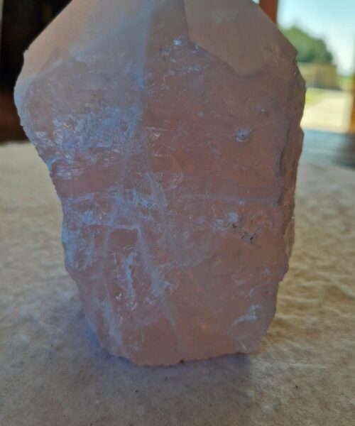 Large Rose Quartz Pink Crystal 57 Quartz Tower Points Polished Tip Gemstones Natural 1.073g H12xW8xD7.5cm - Image 4