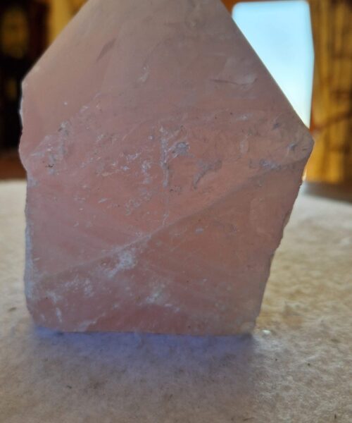 Large Rose Quartz Pink Crystal 58 Quartz Tower Points Polished Tip Gemstones Natural 1.069g H12xW10xD7cm - Image 5