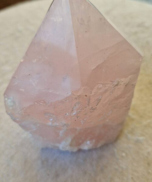 Large Rose Quartz Pink Crystal 58 Quartz Tower Points Polished Tip Gemstones Natural 1.069g H12xW10xD7cm - Image 6