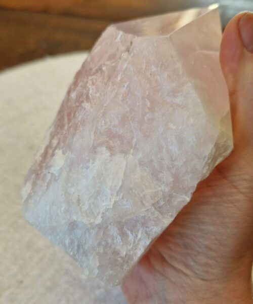 Large Rose Quartz Pink Crystal 58 Quartz Tower Points Polished Tip Gemstones Natural 1.069g H12xW10xD7cm - Image 9