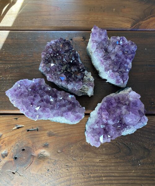 Amethyst Druzy Cluster Pieces 1200-1500G