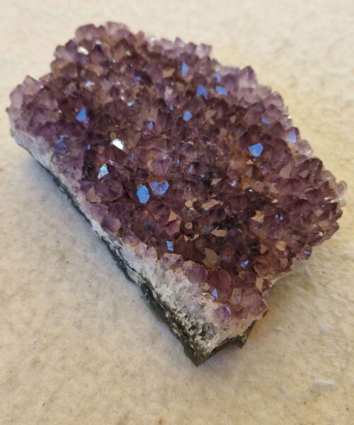 Large Premium High Grade Amethyst Raw Druzy Cluster Piece 111 - 756g H3.5xW10xD15cm - Image 10