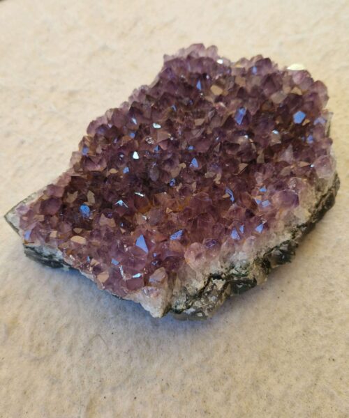 Large Premium High Grade Amethyst Raw Druzy Cluster Piece 111 - 756g H3.5xW10xD15cm - Image 8