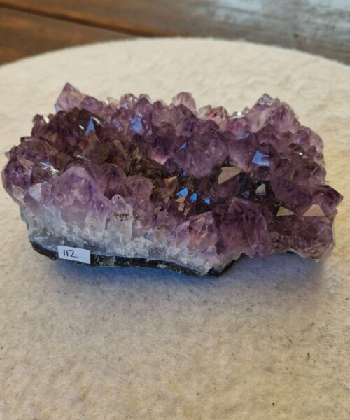 Large Premium High Grade Amethyst Raw Druzy Cluster Piece 112 - 851g H5xW9xD14cm - Image 10