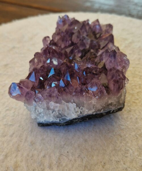 Large Premium High Grade Amethyst Raw Druzy Cluster Piece 112 - 851g H5xW9xD14cm - Image 5