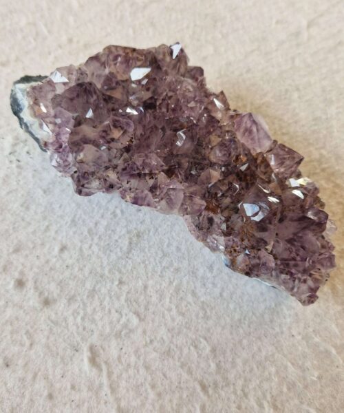 Large Premium High Grade Amethyst Raw Druzy Cluster Piece 113 - 697g H5.5xW15.5xD8cm - Image 9