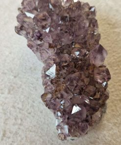Large Premium High Grade Amethyst Raw Druzy Cluster Piece 113 - 697g H5.5xW15.5xD8cm