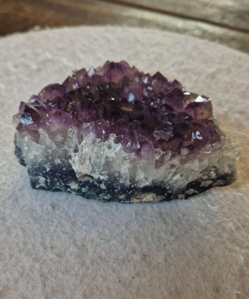 Large Premium High Grade Amethyst Raw Druzy Cluster Piece 115 - 774g H5.5xW13xD9cm - Image 10