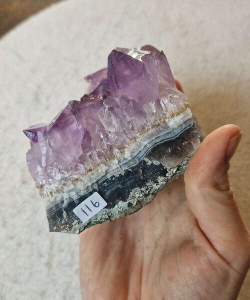 Large Premium High Grade Amethyst Raw Druzy Cluster Piece 116 - 682g H6.5xW9.5xD8cm - Image 4