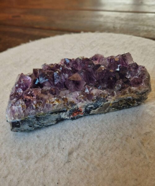 Large Premium High Grade Amethyst Raw Druzy Cluster Piece 117 - 849g H5.5xW15xD9cm - Image 8