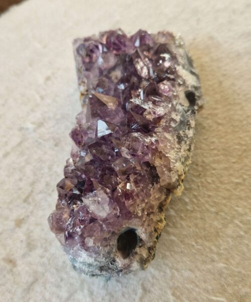 Large Premium High Grade Amethyst Raw Druzy Cluster Piece 117 - 849g H5.5xW15xD9cm - Image 6