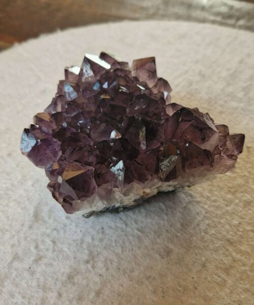 Premium High Grade Amethyst Druzy Cluster Piece 118 - 586g H6xW12xD9cm - Image 9