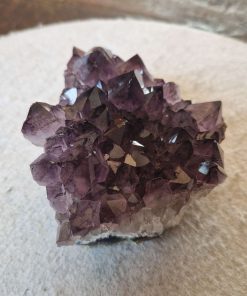 Premium High Grade Amethyst Druzy Cluster Piece 118 - 586g H6xW12xD9cm