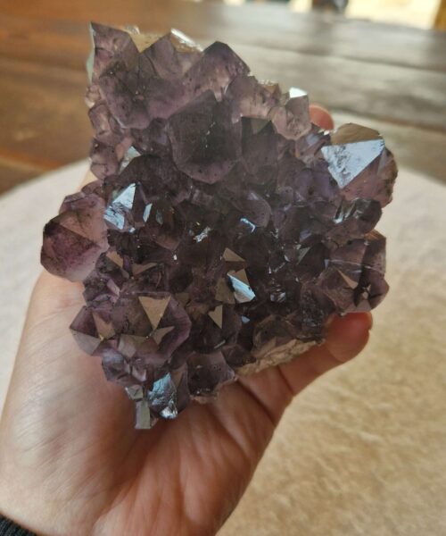 Premium High Grade Amethyst Druzy Cluster Piece 118 - 586g H6xW12xD9cm - Image 6