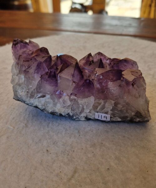 Large Premium High Grade Amethyst Raw Druzy Cluster Piece 119 - 637g H6xW13xD6cm - Image 10
